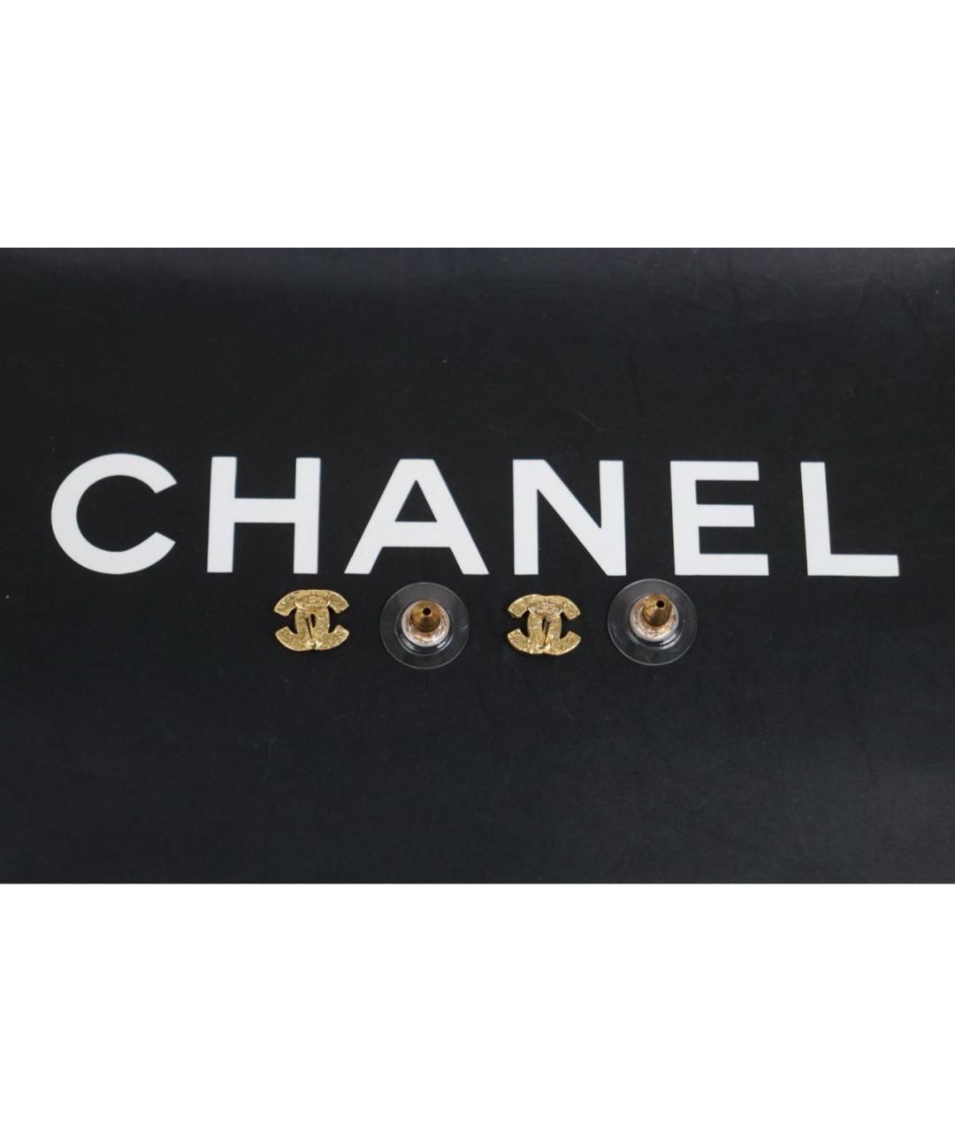 CHANEL Золотые серьги, фото 6