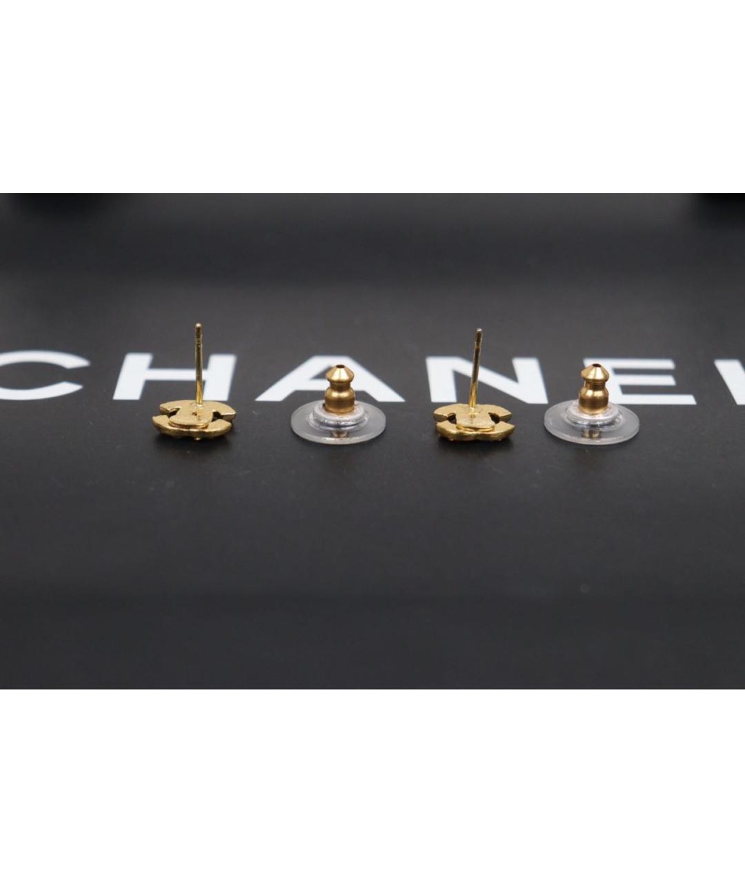 CHANEL Золотые серьги, фото 7
