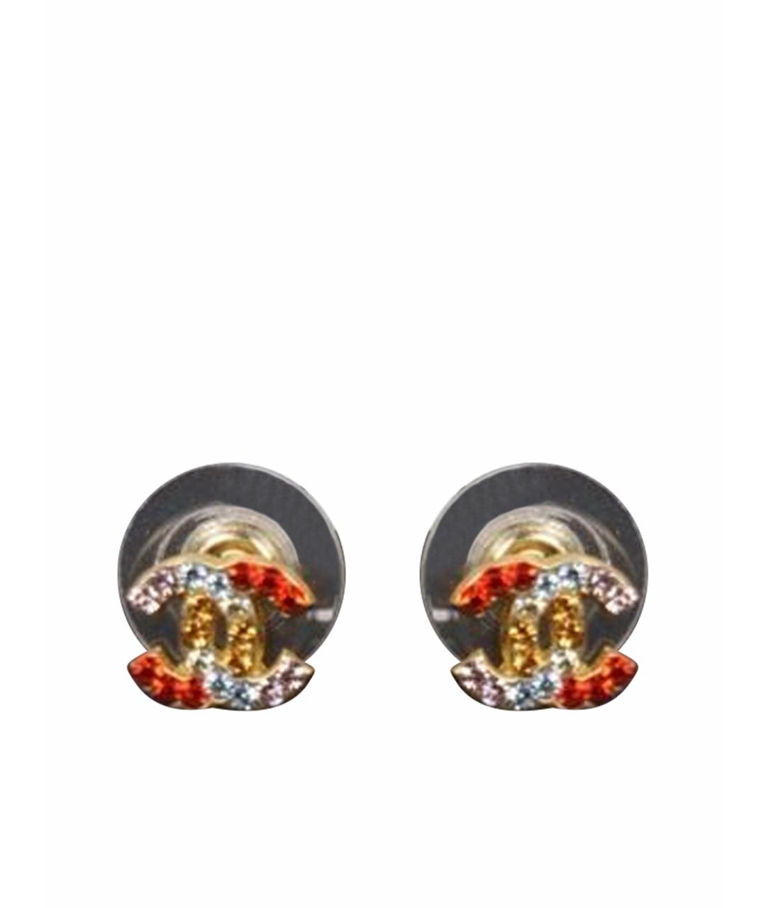 CHANEL Золотые серьги, фото 1