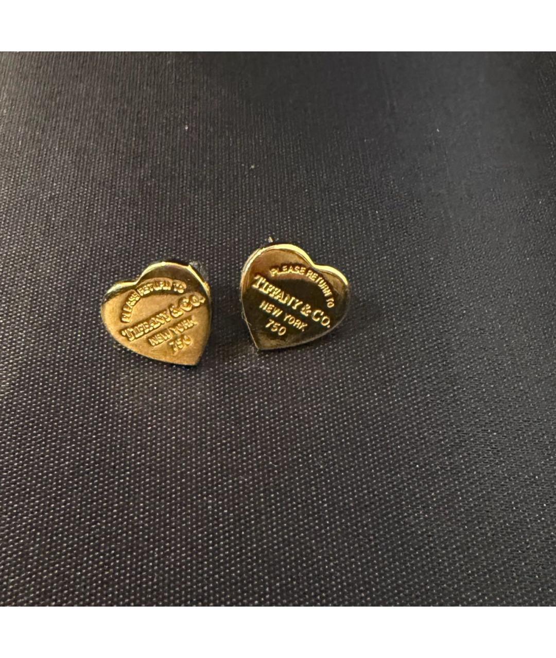 TIFFANY&CO Золотые серьги из желтого золота, фото 4