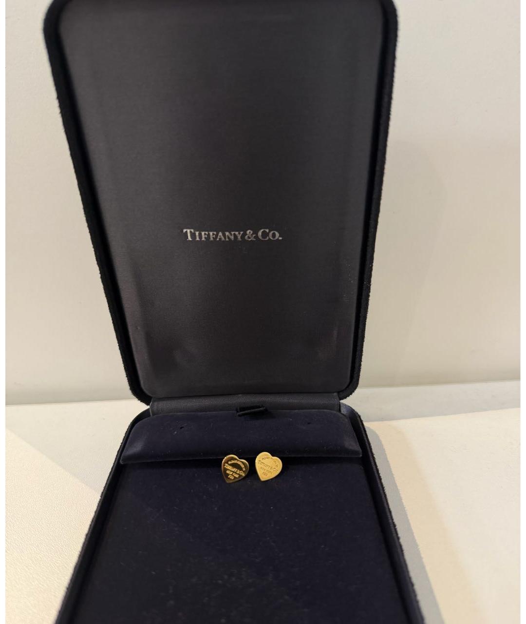 TIFFANY&CO Золотые серьги из желтого золота, фото 6