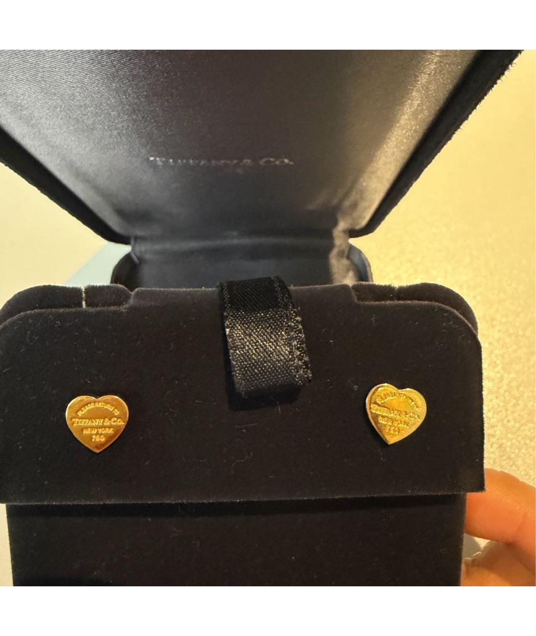 TIFFANY&CO Золотые серьги из желтого золота, фото 3