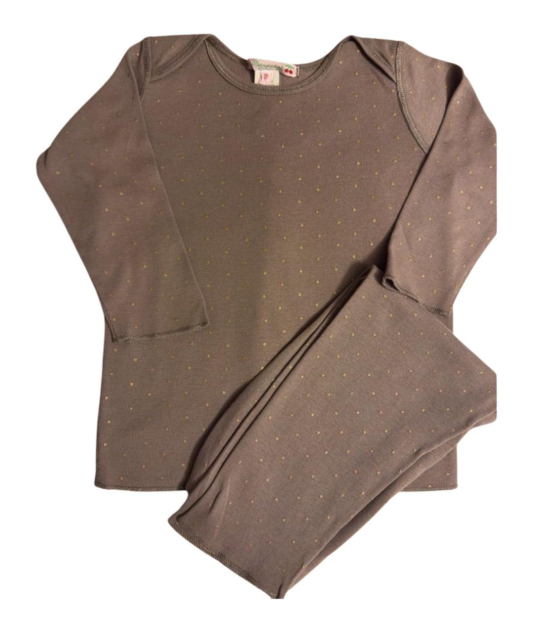 BONPOINT Бежевая хлопковая белье / пижама, фото 1