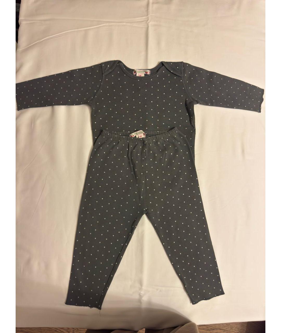 BONPOINT Бежевая хлопковая белье / пижама, фото 7