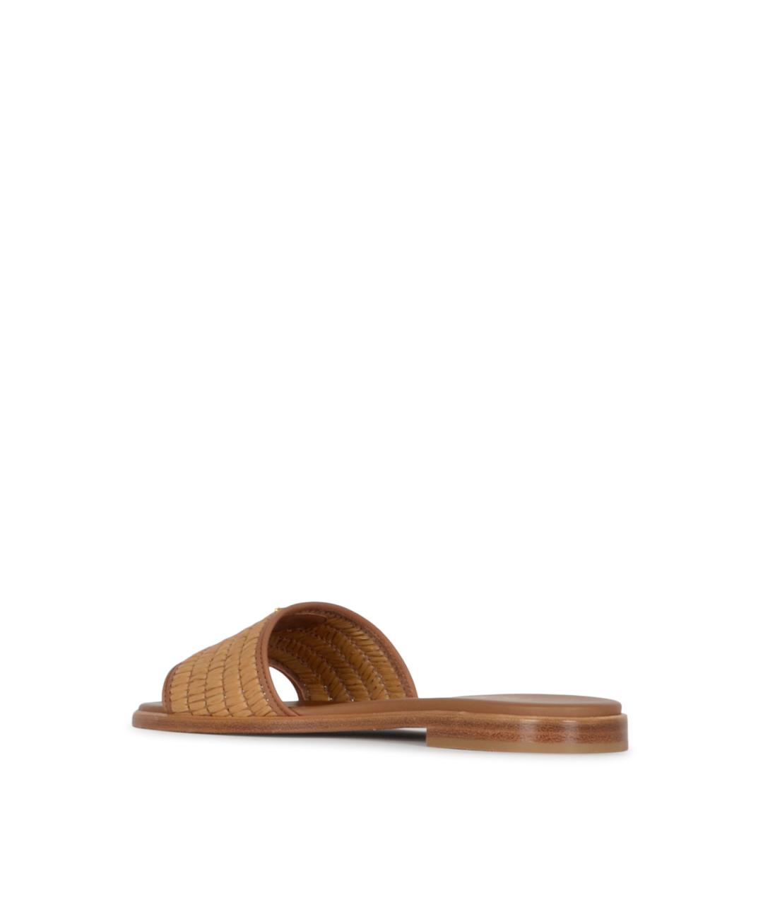 PRADA Коричневые шлепанцы, фото 3