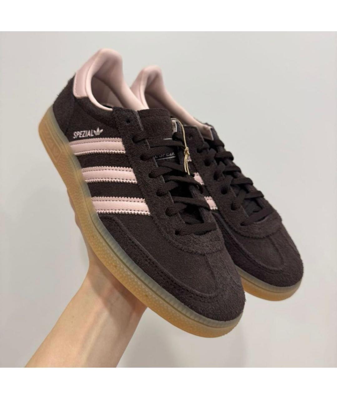 ADIDAS Коричневые замшевые кеды, фото 2