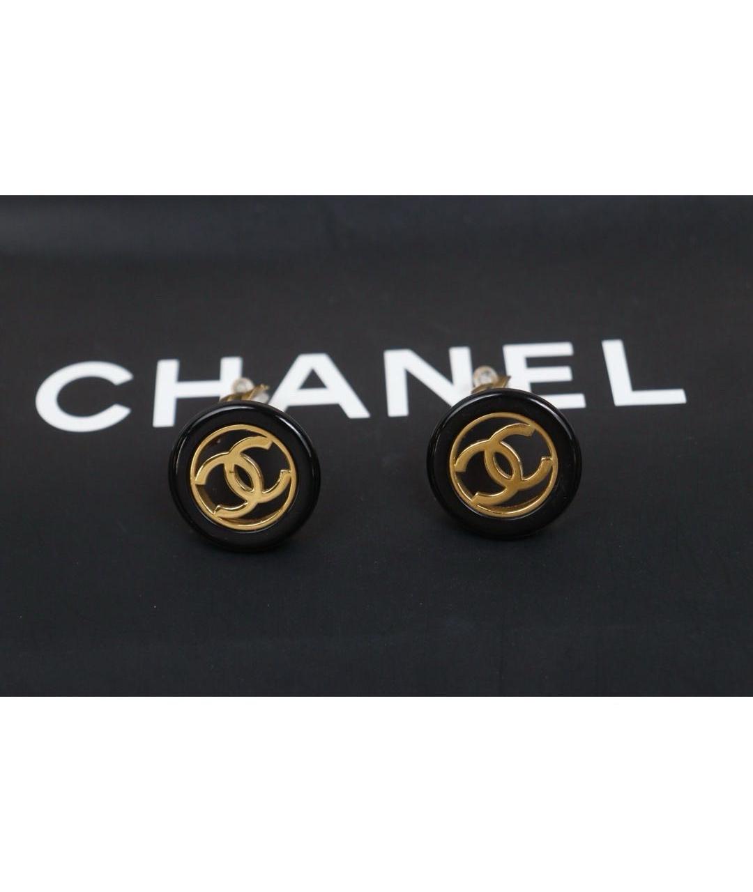 CHANEL Золотые серьги, фото 9