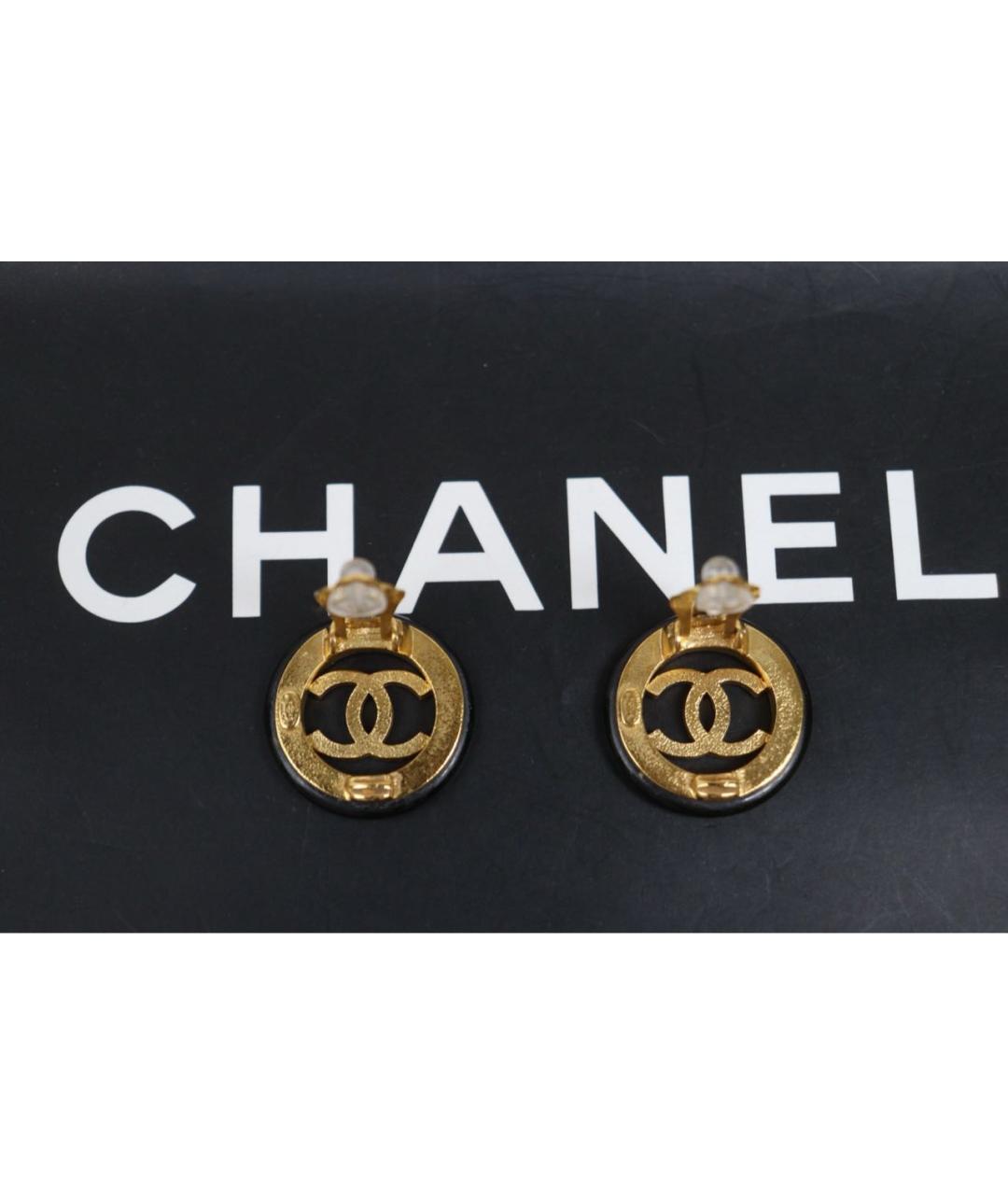 CHANEL Золотые серьги, фото 5