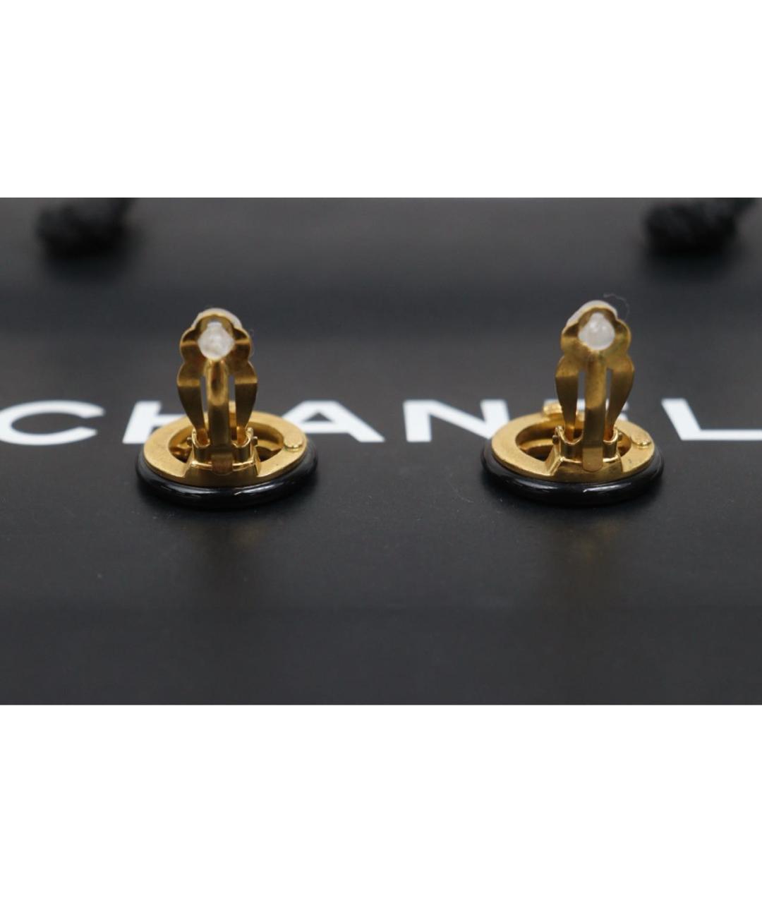 CHANEL Золотые серьги, фото 7