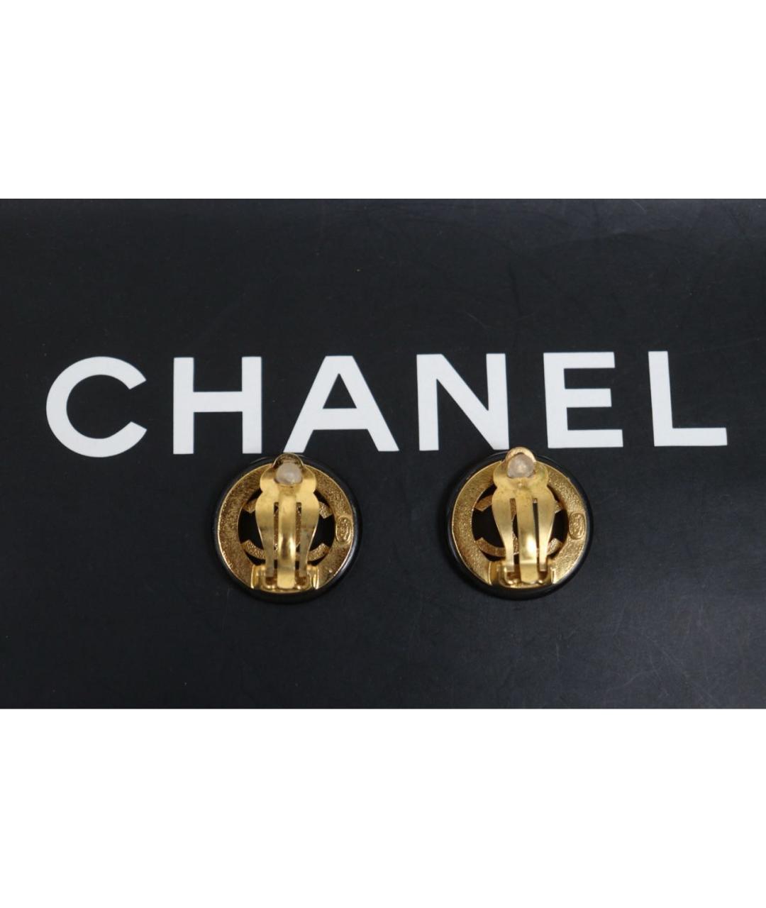 CHANEL Золотые серьги, фото 6