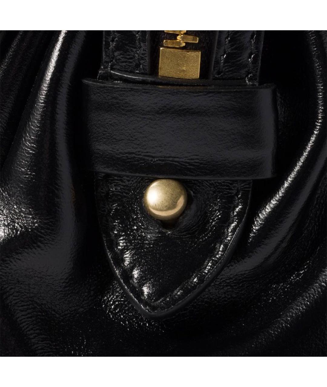 MIU MIU Черная кожаная сумка через плечо, фото 5