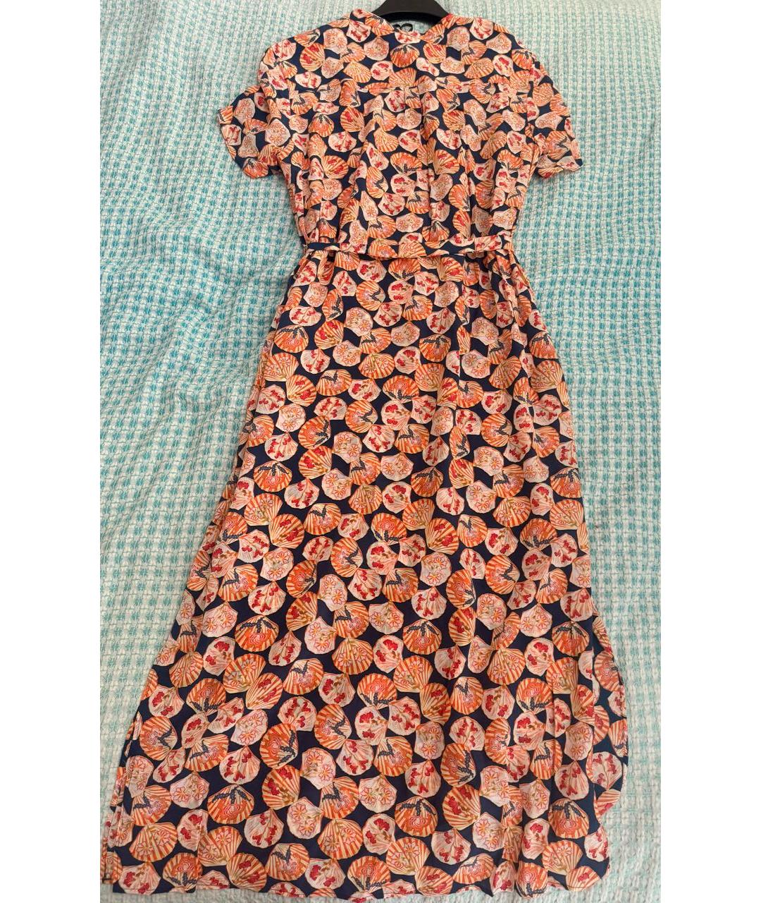 SALONI Мульти шелковое повседневное платье, фото 5