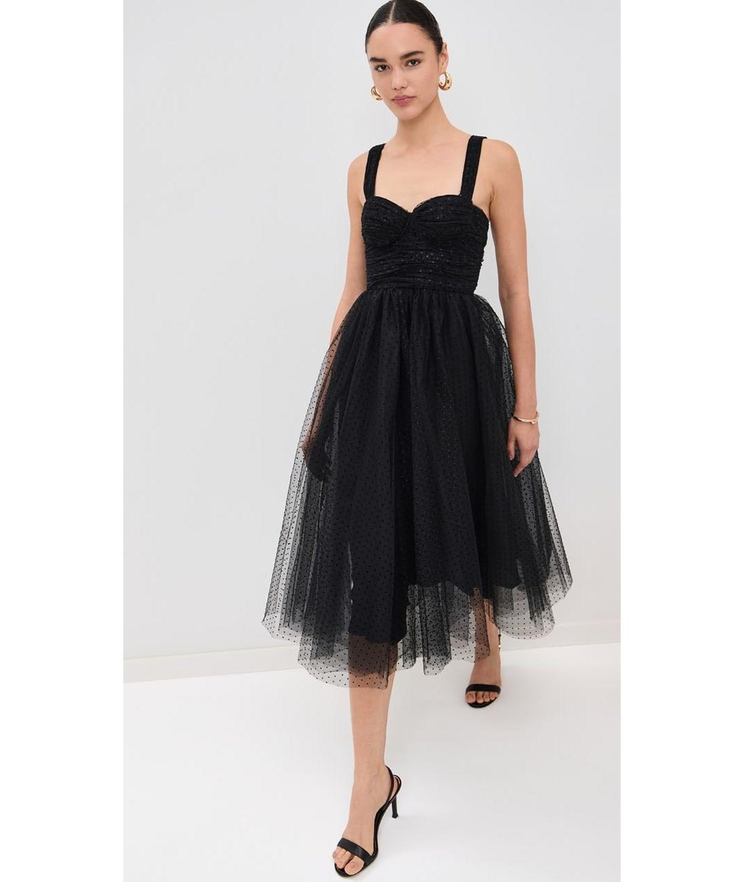 ZIMMERMANN Черное полиэстеровое коктейльное платье, фото 5