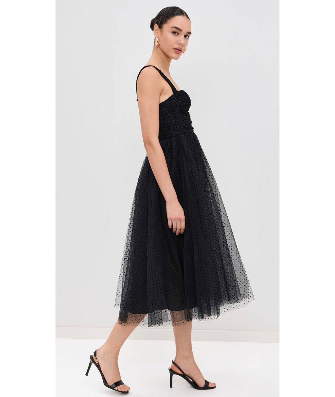 ZIMMERMANN Черное полиэстеровое коктейльное платье, фото 6