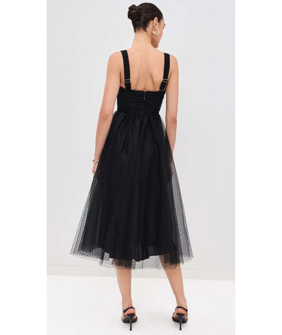 ZIMMERMANN Черное полиэстеровое коктейльное платье, фото 2