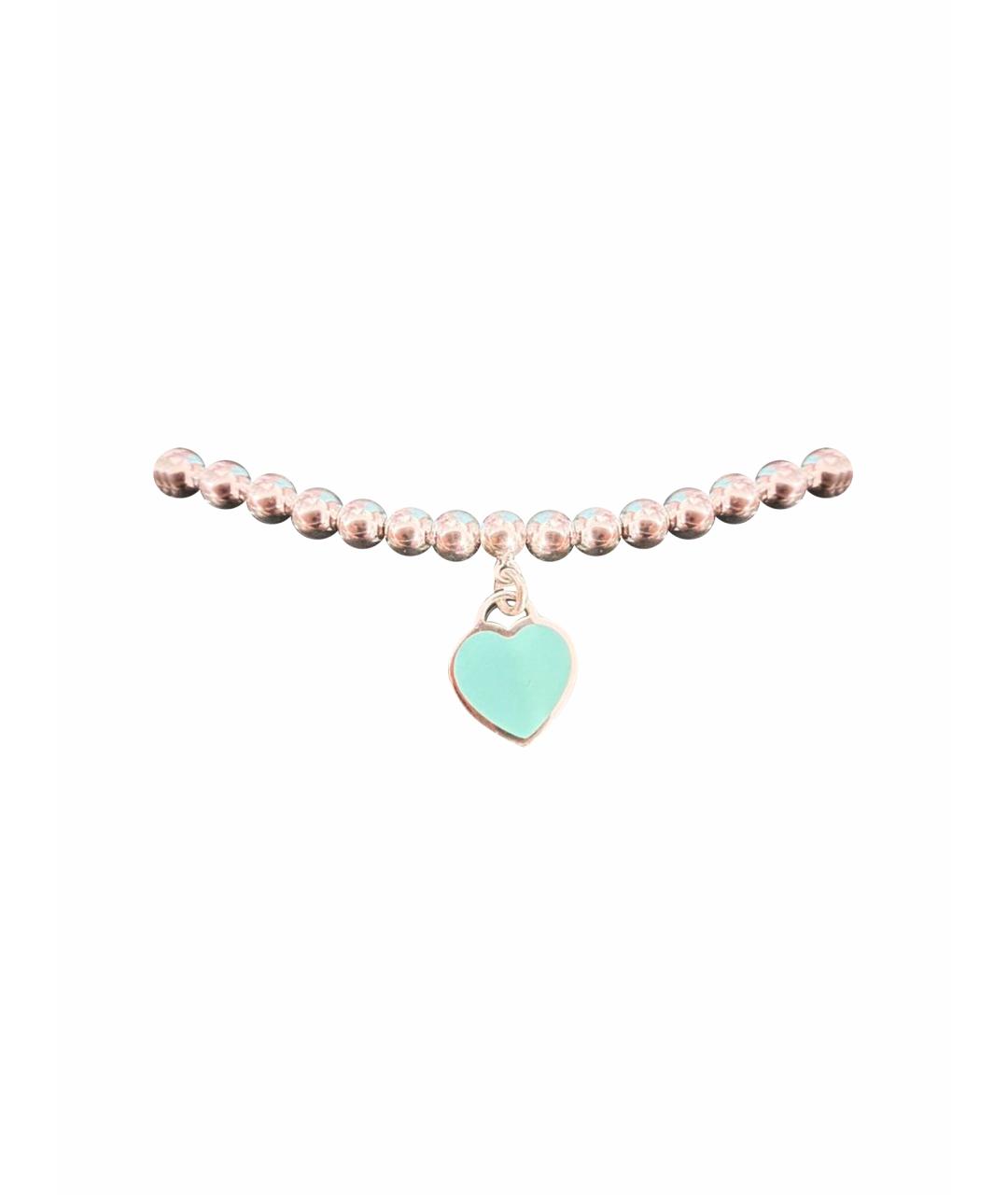 TIFFANY&CO Бирюзовый серебряный браслет, фото 1