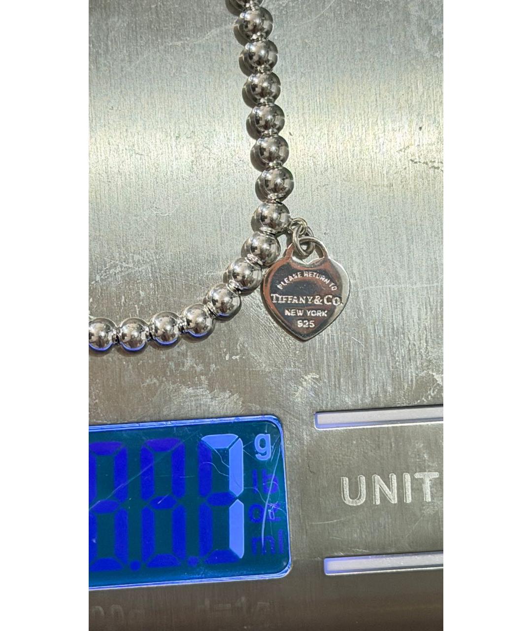 TIFFANY&CO Бирюзовый серебряный браслет, фото 3