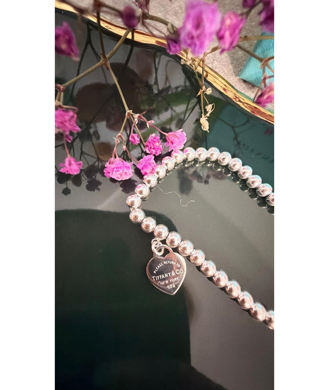 TIFFANY&CO Бирюзовый серебряный браслет, фото 2