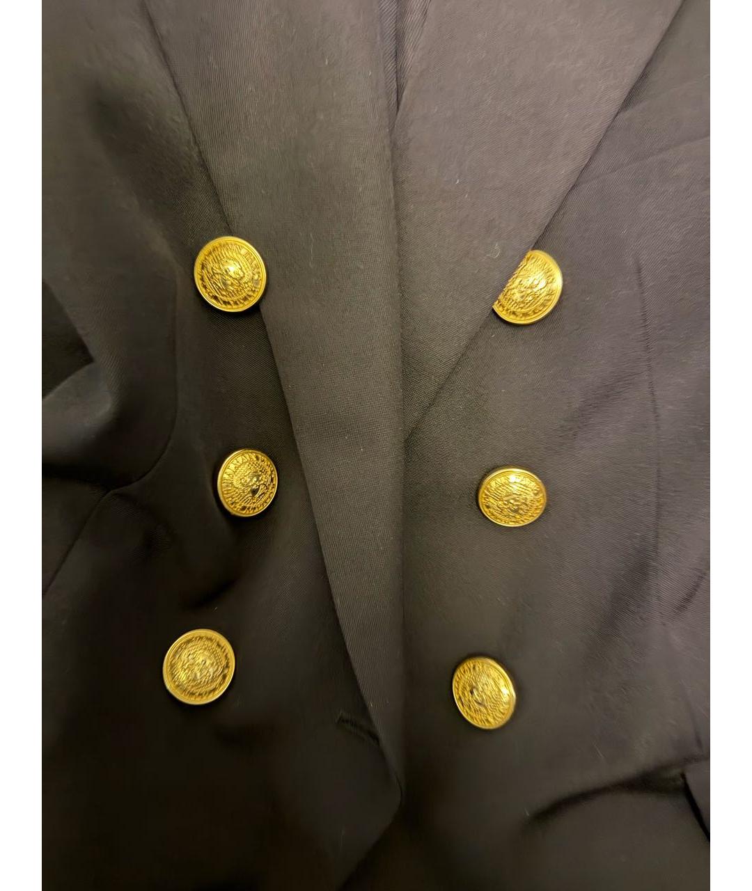 BALMAIN Черный вискозный жакет/пиджак, фото 4