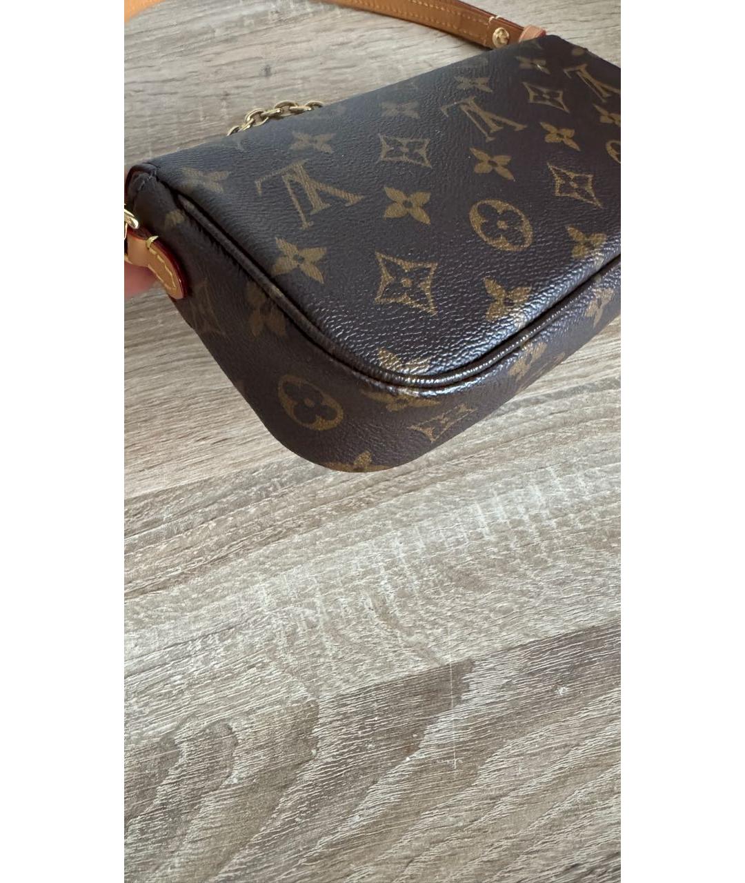 LOUIS VUITTON Коричневая сумка через плечо, фото 4