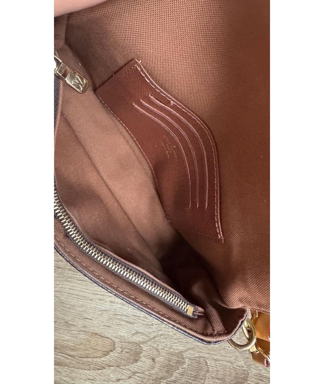 LOUIS VUITTON Коричневая сумка через плечо, фото 8