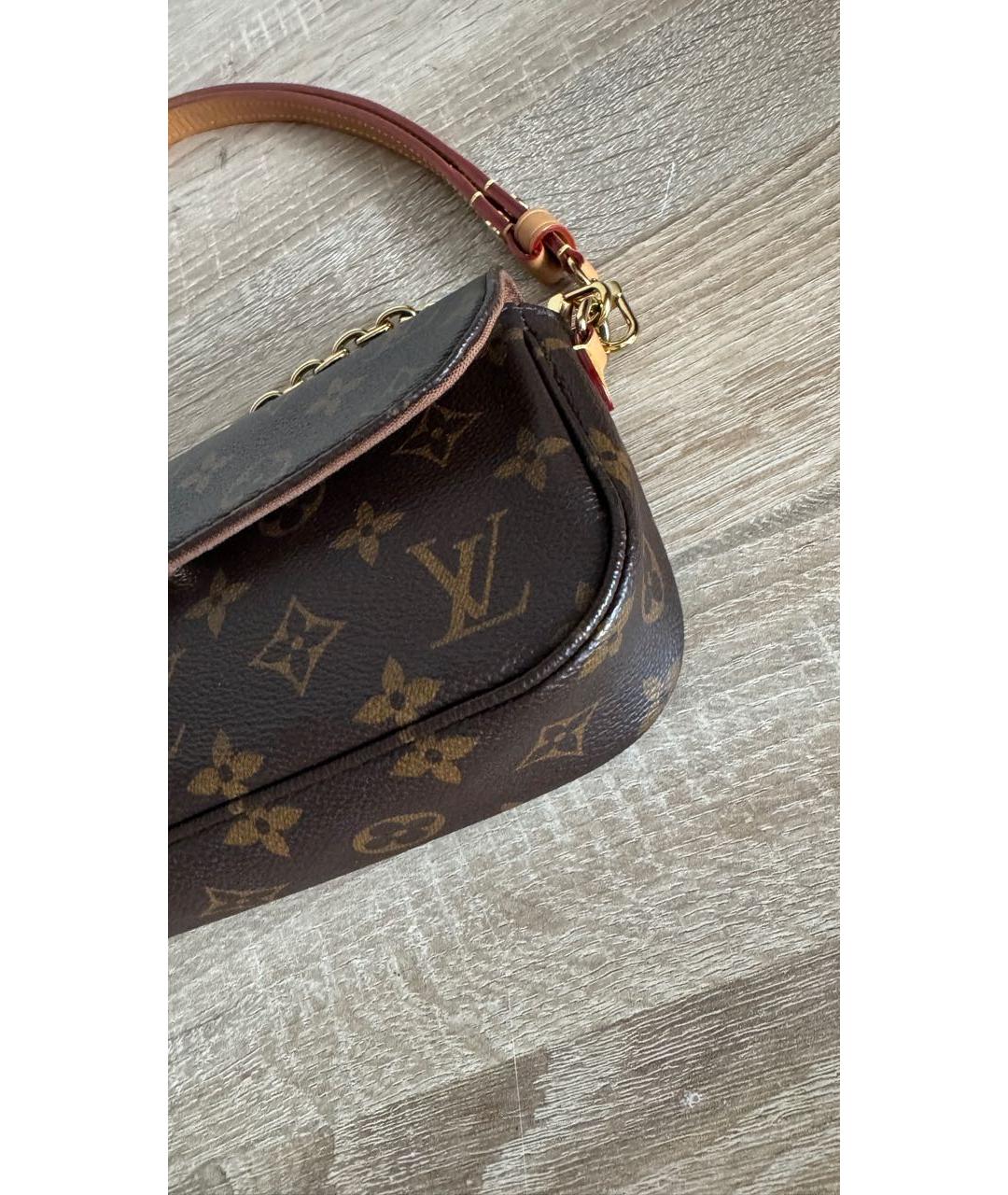 LOUIS VUITTON Коричневая сумка через плечо, фото 5