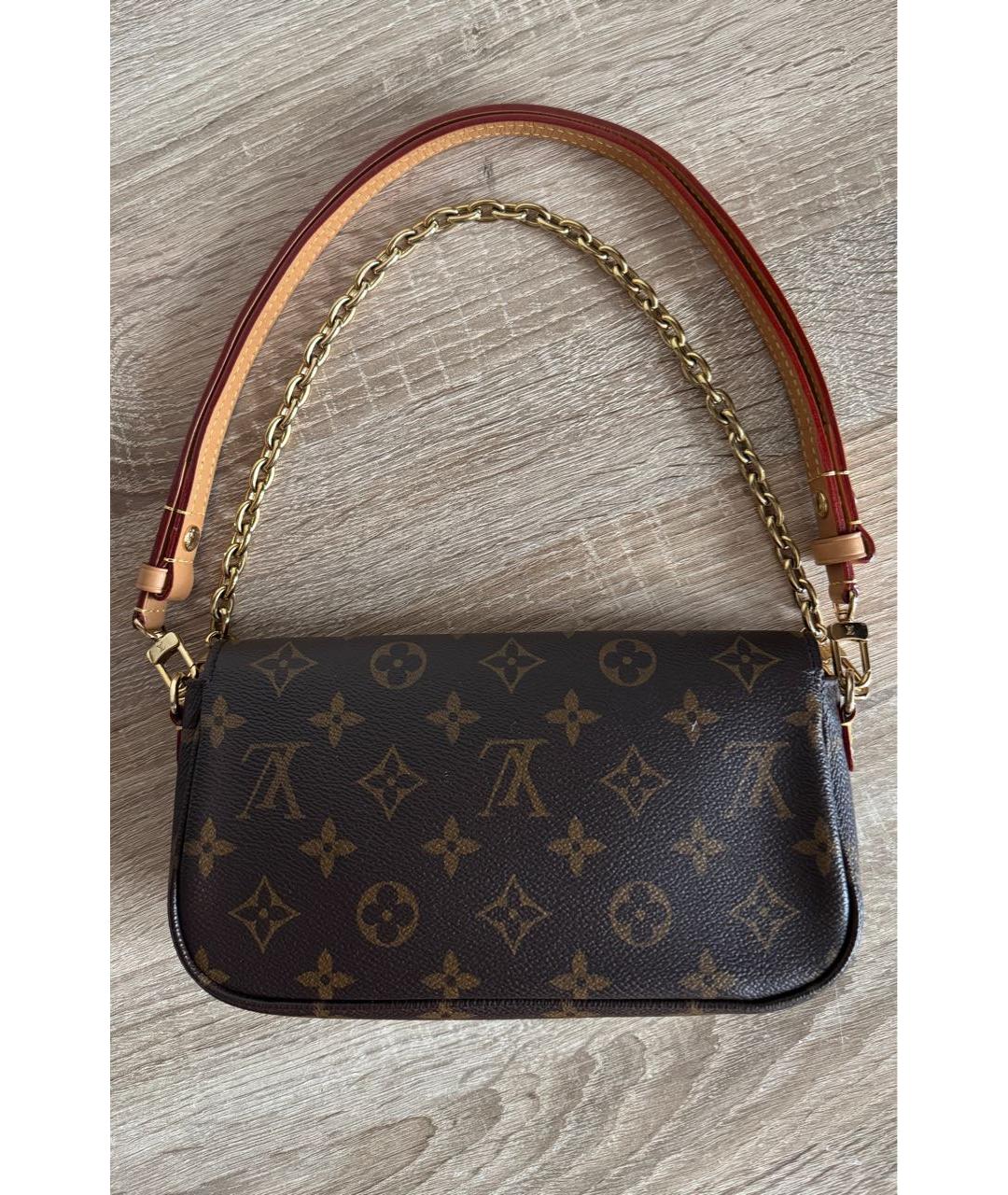 LOUIS VUITTON Коричневая сумка через плечо, фото 2