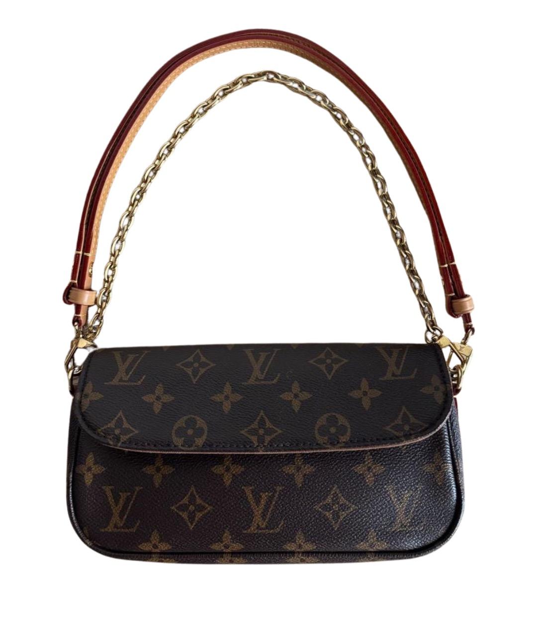 LOUIS VUITTON Коричневая сумка через плечо, фото 1