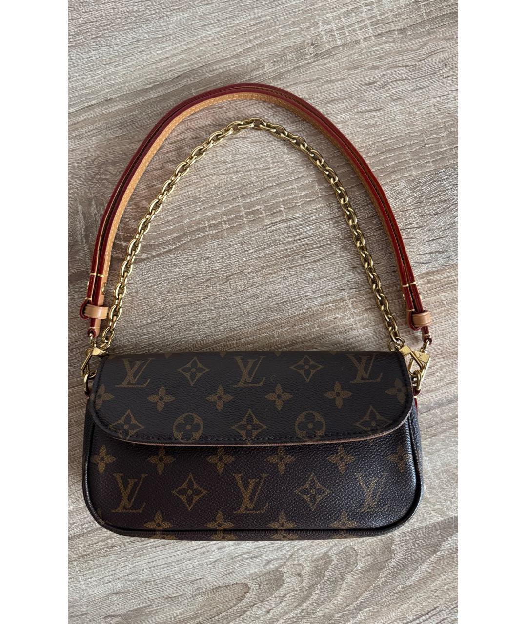 LOUIS VUITTON Коричневая сумка через плечо, фото 9