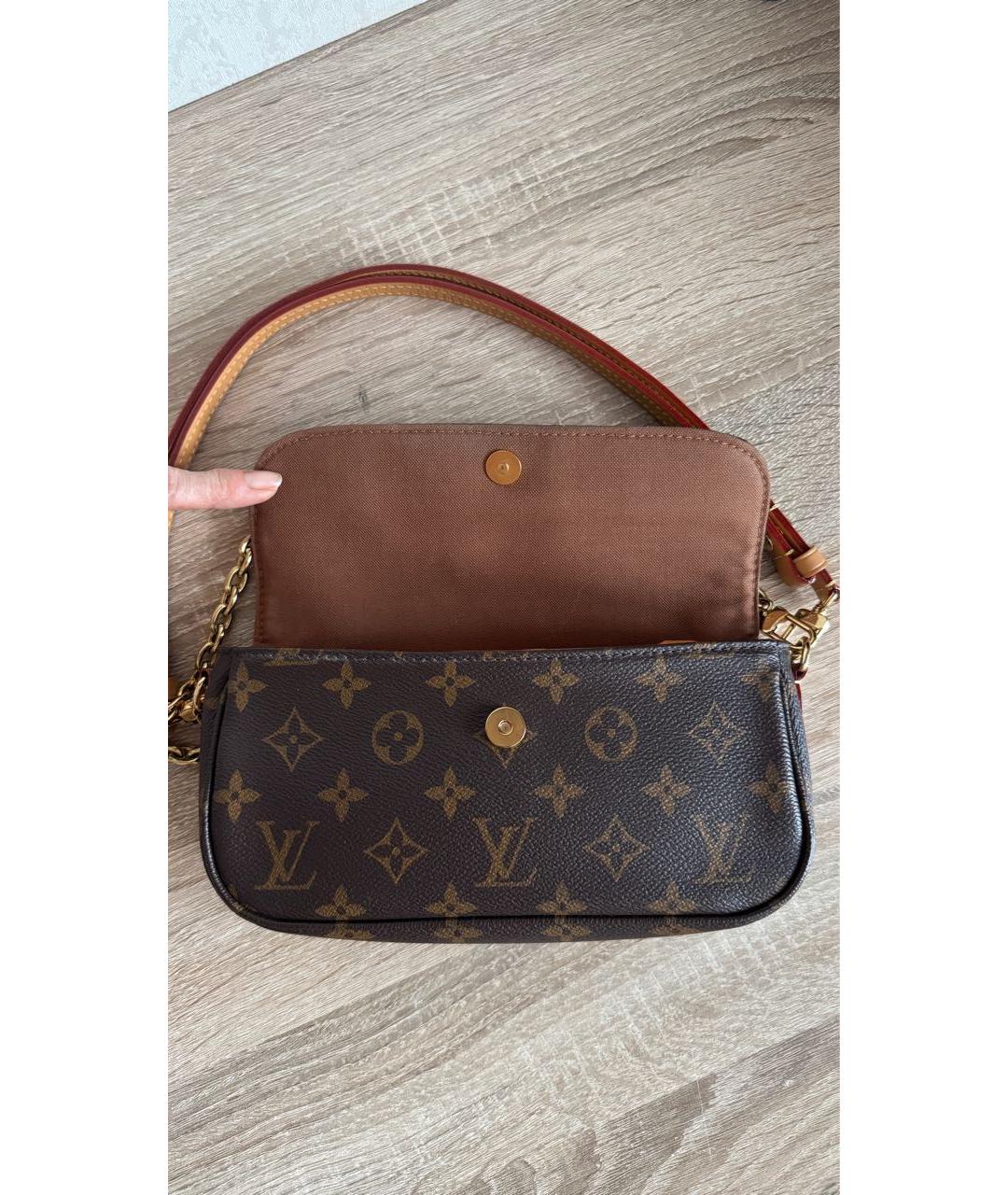 LOUIS VUITTON Коричневая сумка через плечо, фото 7