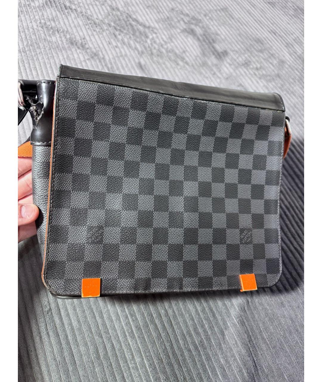 LOUIS VUITTON Черная сумка на плечо, фото 2