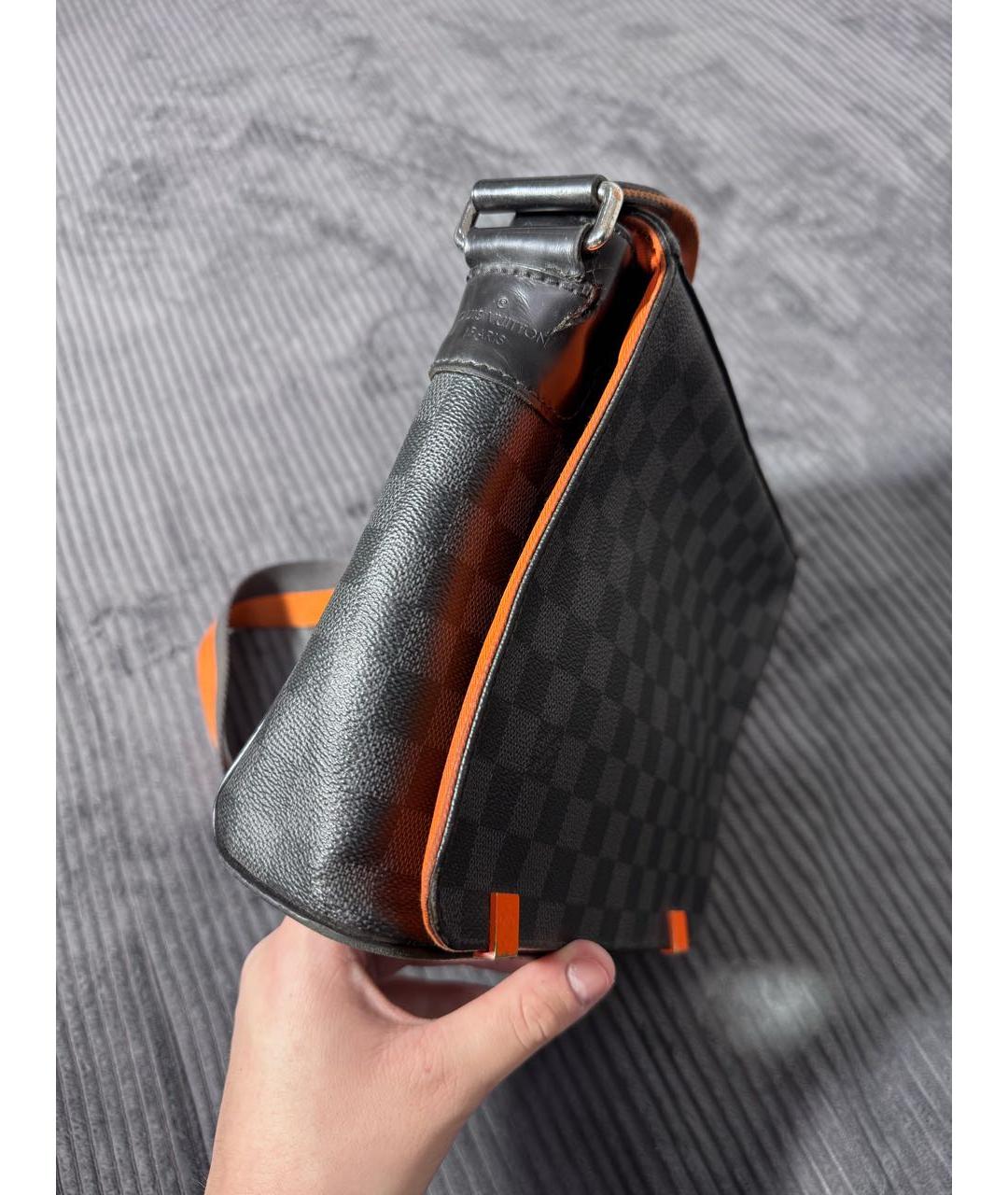 LOUIS VUITTON Черная сумка на плечо, фото 6