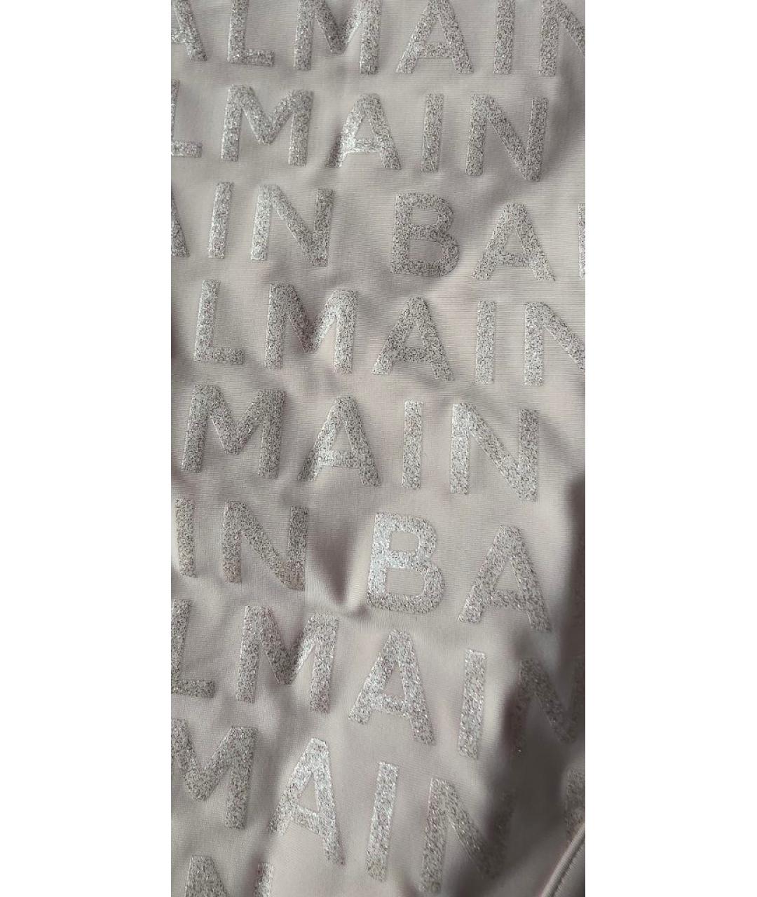 BALMAIN Розовый полиамидовый купальник, фото 3