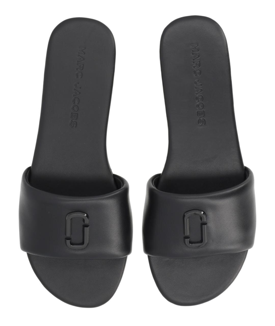 MARC JACOBS Черные шлепанцы, фото 4
