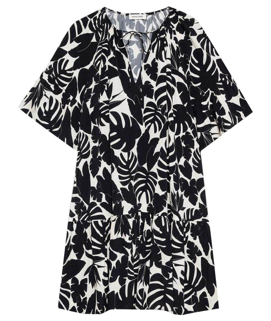 ANINE BING Мульти шелковое повседневное платье, фото 1