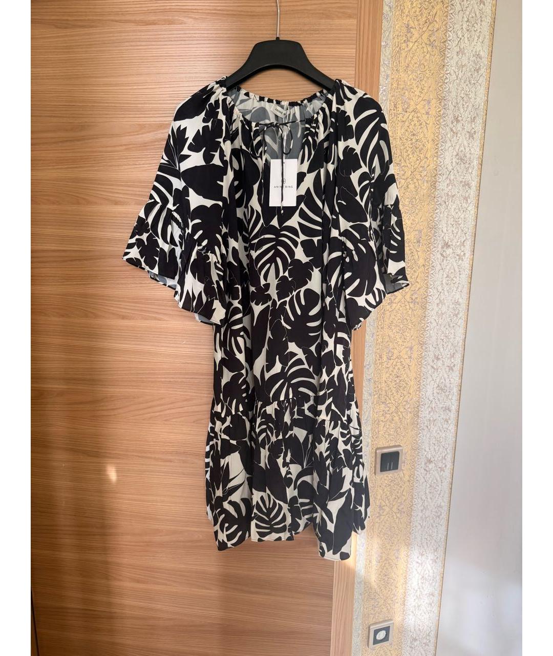 ANINE BING Мульти шелковое повседневное платье, фото 2