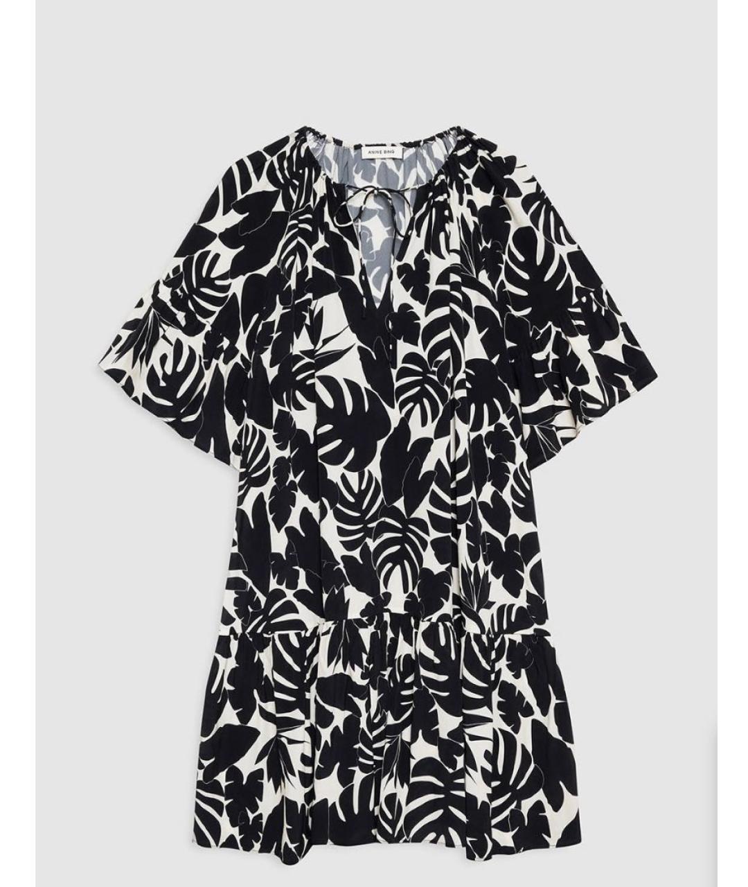 ANINE BING Мульти шелковое повседневное платье, фото 9