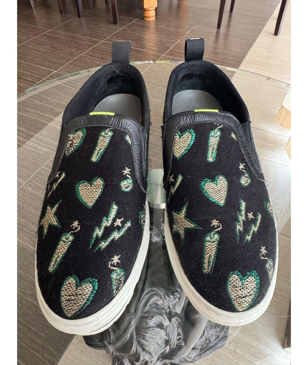 MSGM Черные текстильные слипоны, фото 2