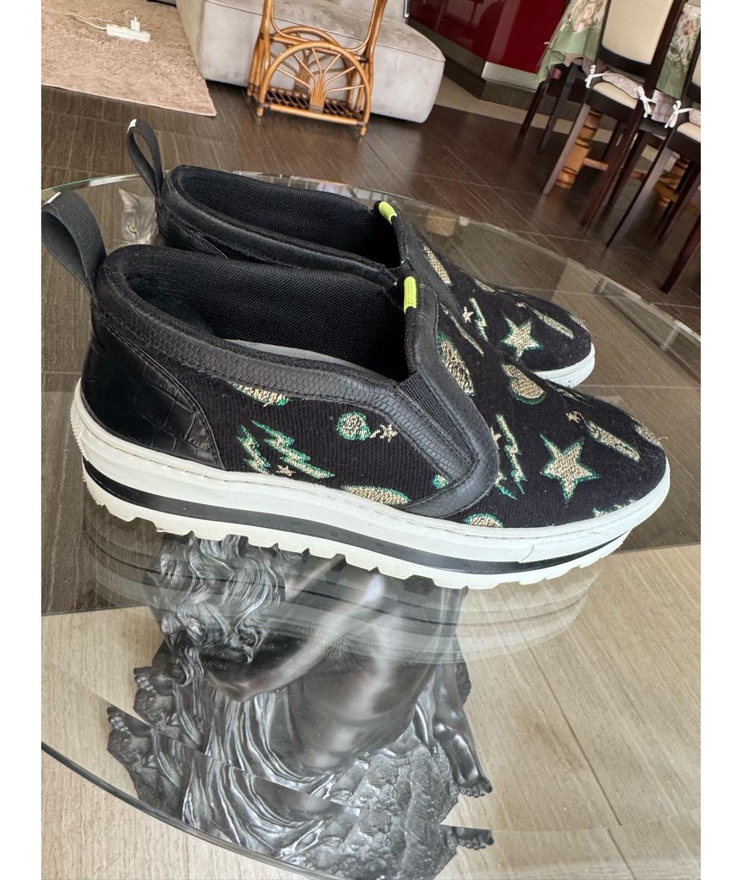 MSGM Черные текстильные слипоны, фото 5