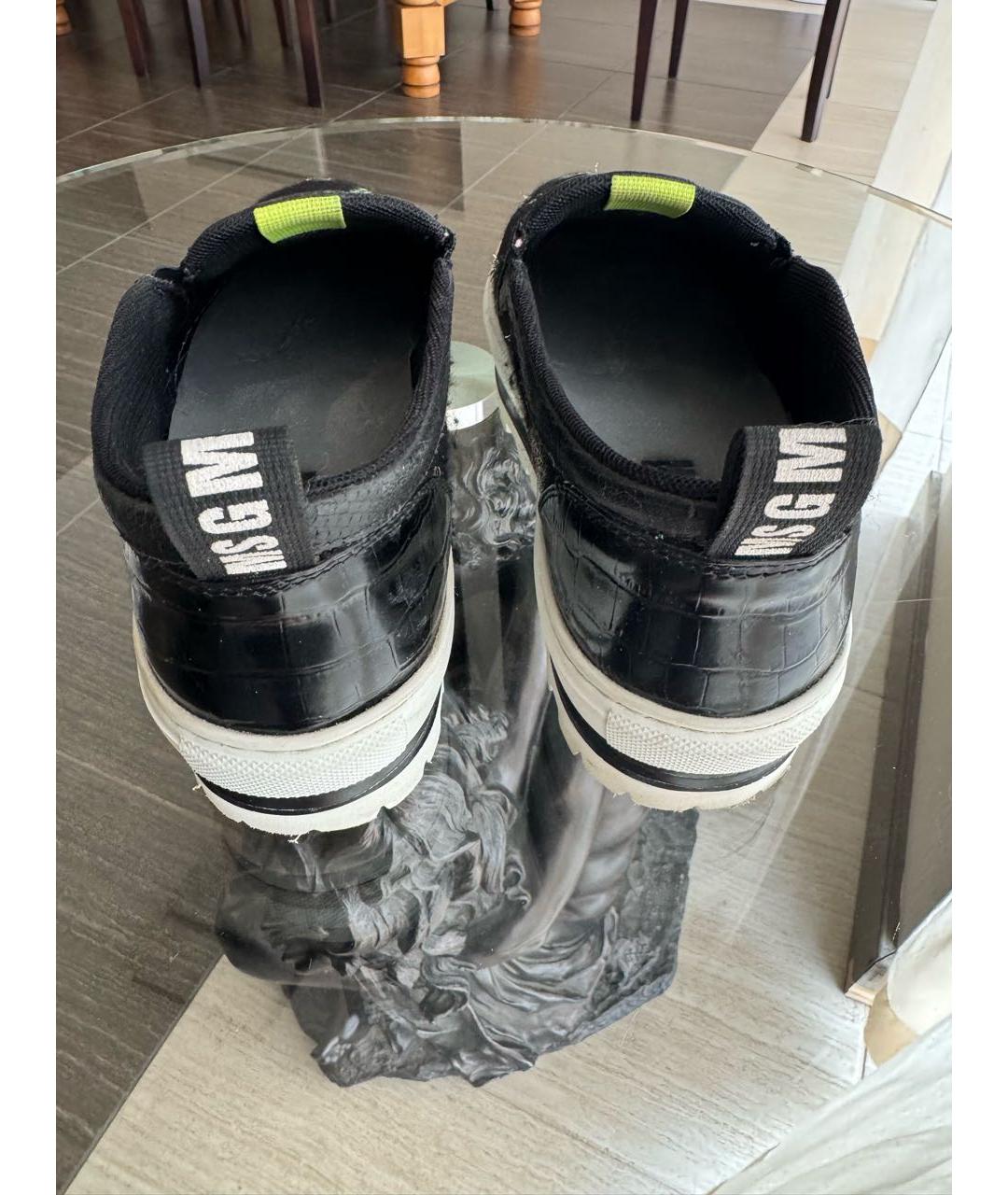 MSGM Черные текстильные слипоны, фото 4