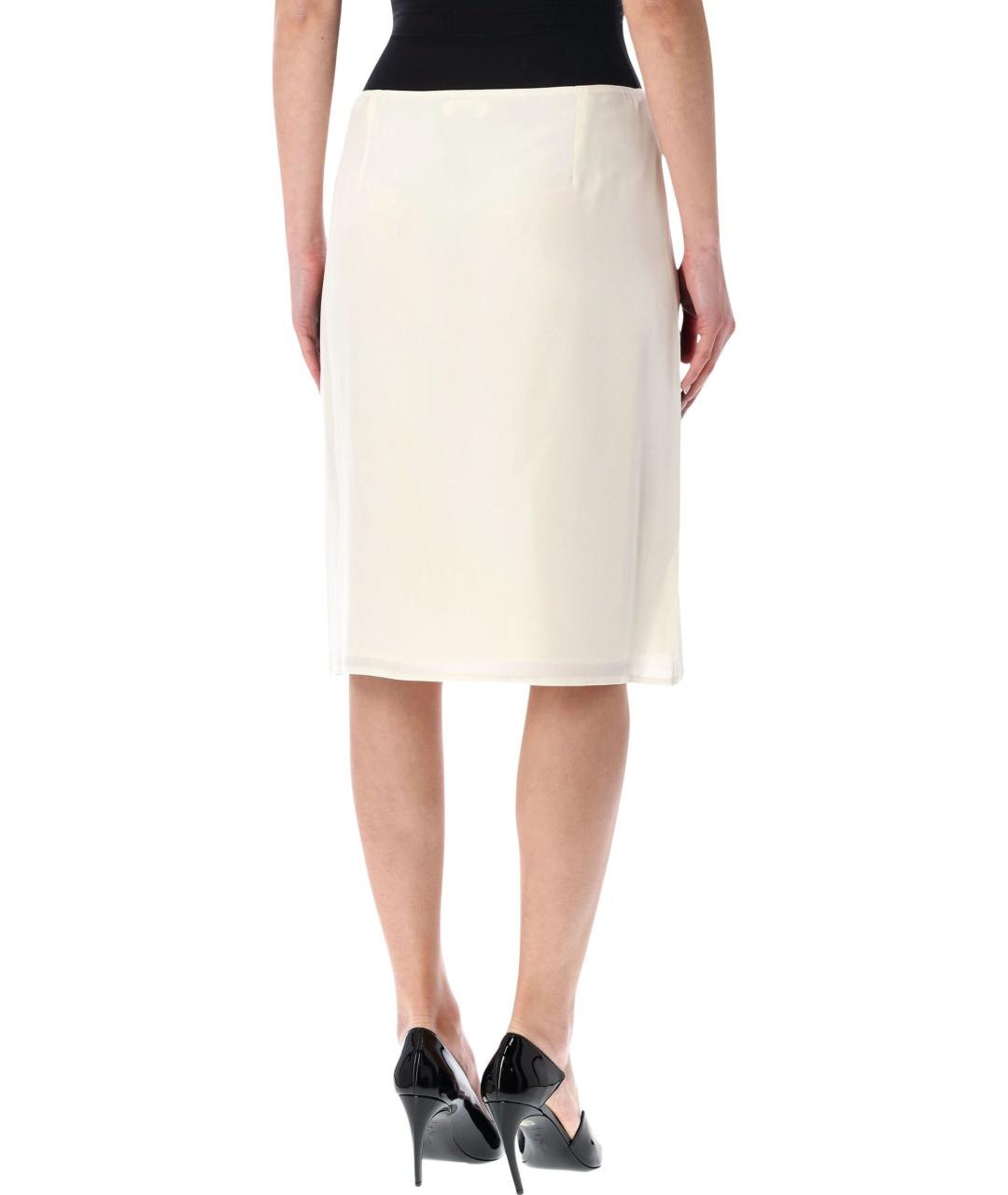 VERSACE Мульти шелковая юбка миди, фото 2