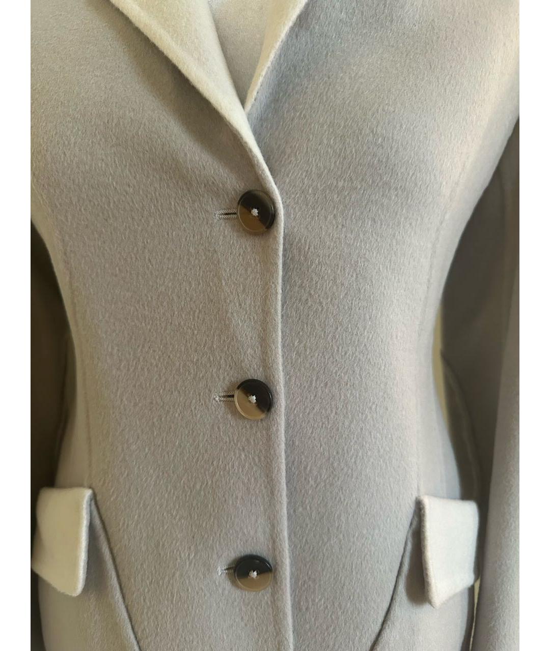 JIL SANDER Серый кашемировый жакет/пиджак, фото 6