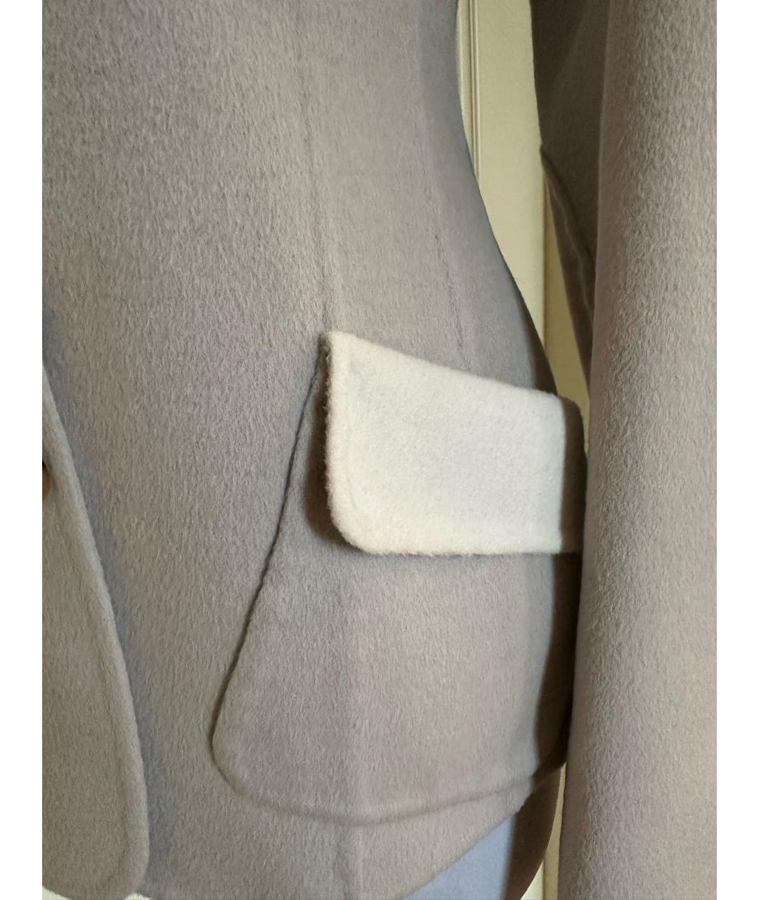 JIL SANDER Серый кашемировый жакет/пиджак, фото 5