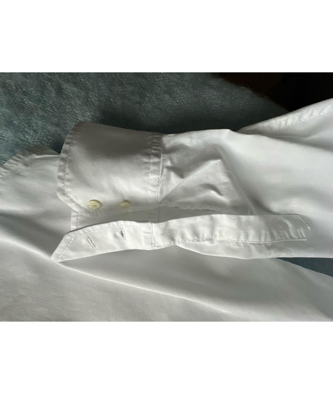 DSQUARED2 Белая хлопковая кэжуал рубашка, фото 4