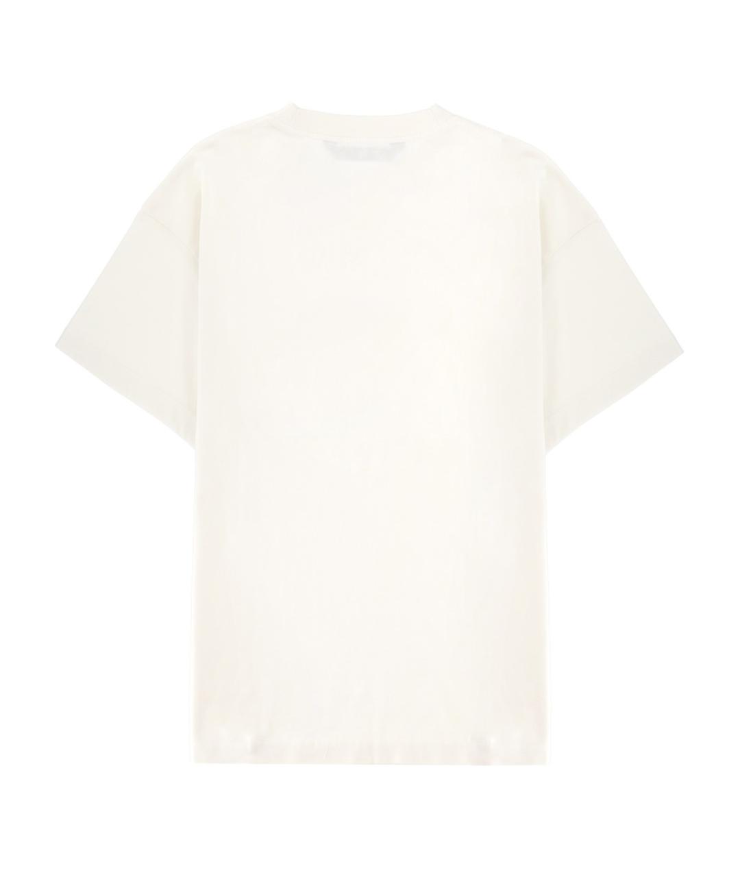 PALM ANGELS Белая футболка, фото 2