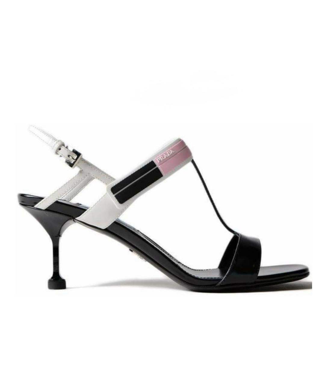 PRADA Мульти кожаные босоножки, фото 1