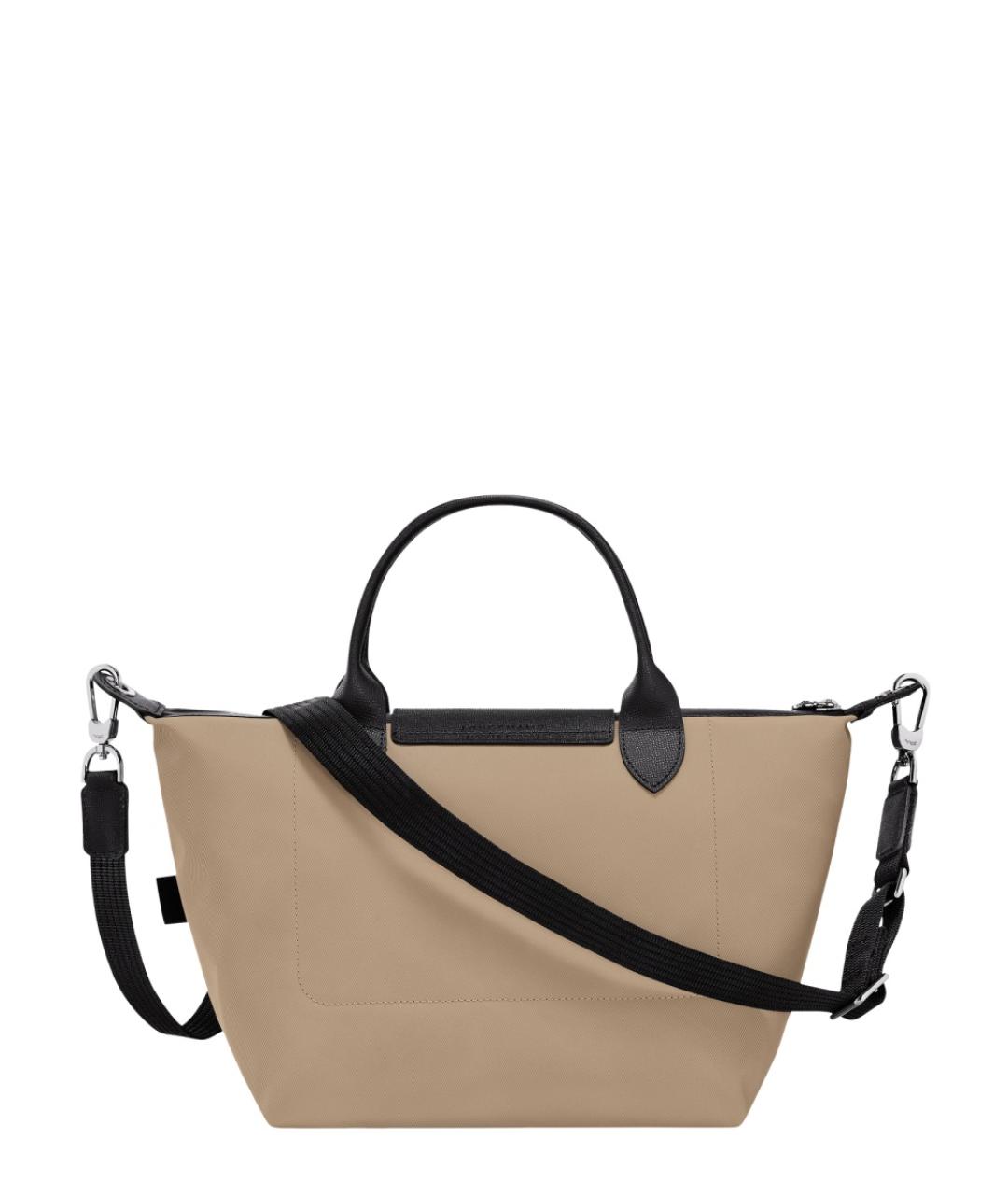 LONGCHAMP Бежевая тканевая сумка тоут, фото 2