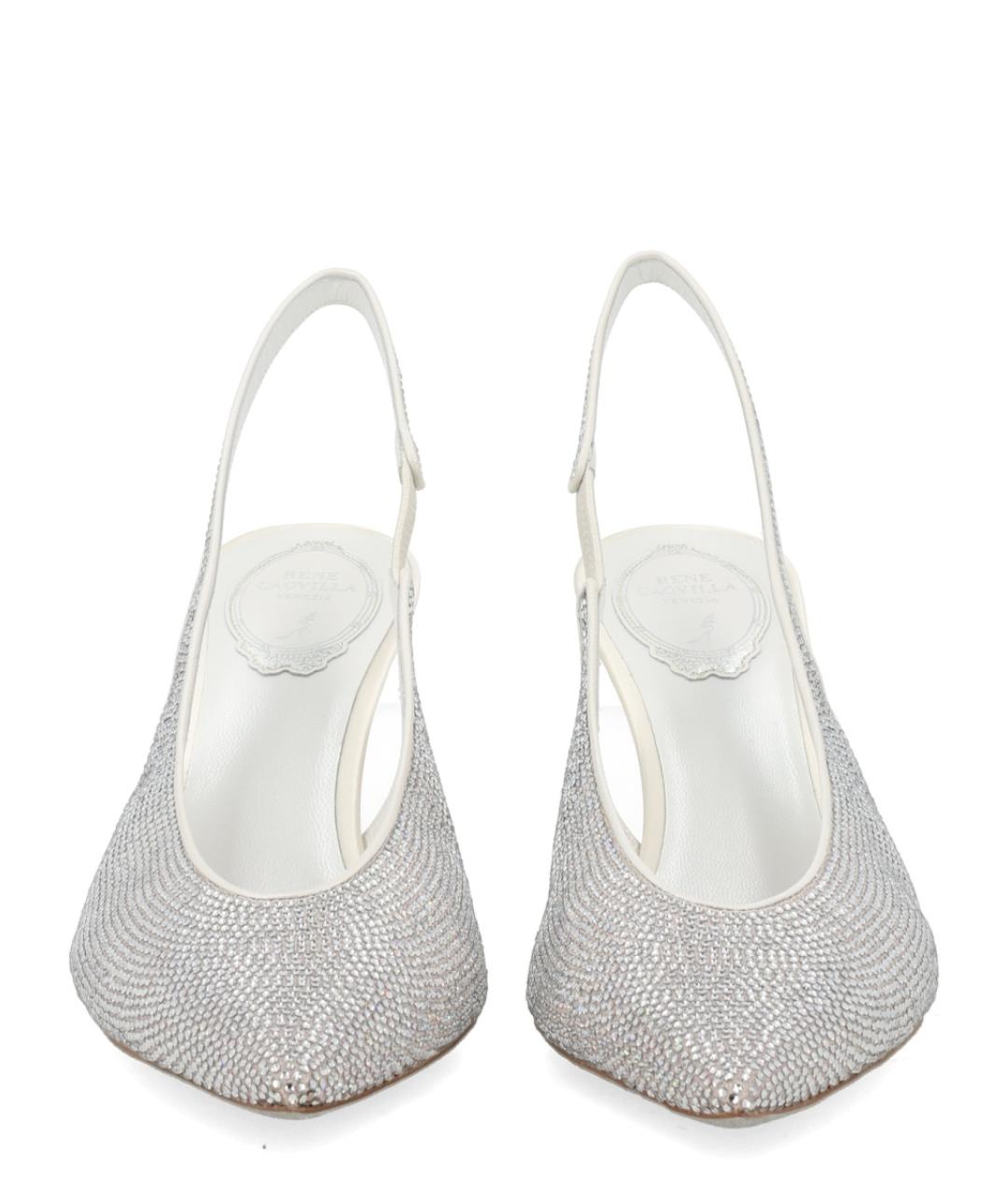 RENE CAOVILLA Серебряные туфли, фото 2