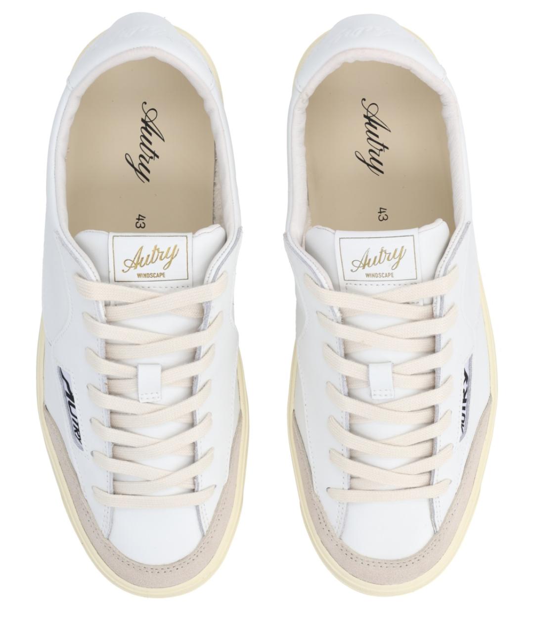 AUTRY Белые низкие кроссовки / кеды, фото 4
