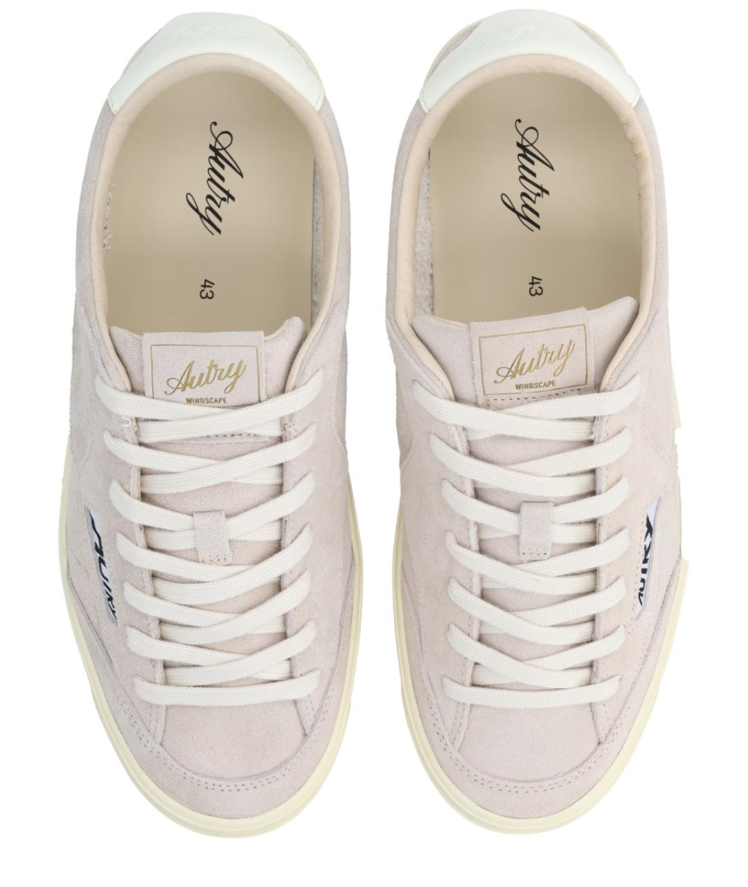 AUTRY Серые замшевые низкие кроссовки / кеды, фото 5